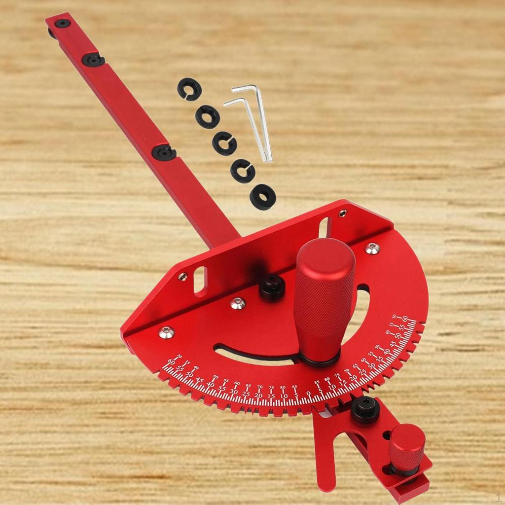 Adjustable Table Saw Miter Gauge for Accurate Angled Cuts