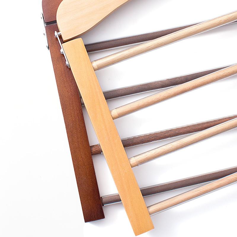 Stojak do suszenia ubrań z litego drewna Szafa do przechowywania Wielofunkcyjny Stojak na spodnie/ręczniki z litego drewna Stojak na ubrania do domu/mieszkania