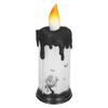 Halloween Snow Globe Candles Light LED Terrorist Decoration Electronic Candle Lamp for Party HolidayDancing Skeleton