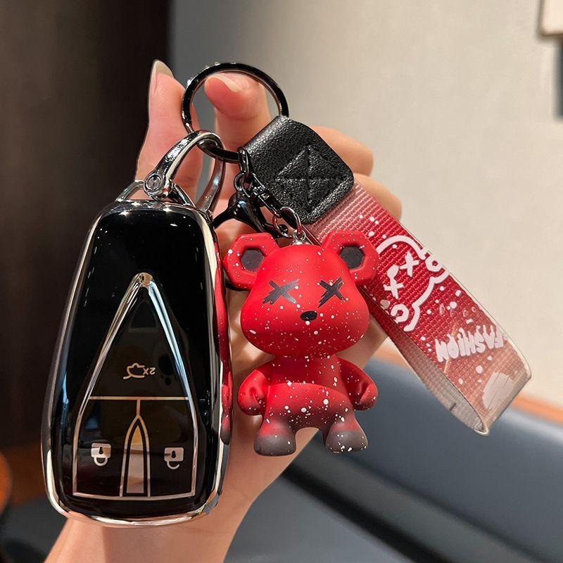 Car Key Case Changan Unit Unik Cs35Plus Cs35 Cs55 Cs75 Plus Eado Uni-T Uni K Oushang Oshan X5 X7 Ev Keychain Cover Shell Fob
