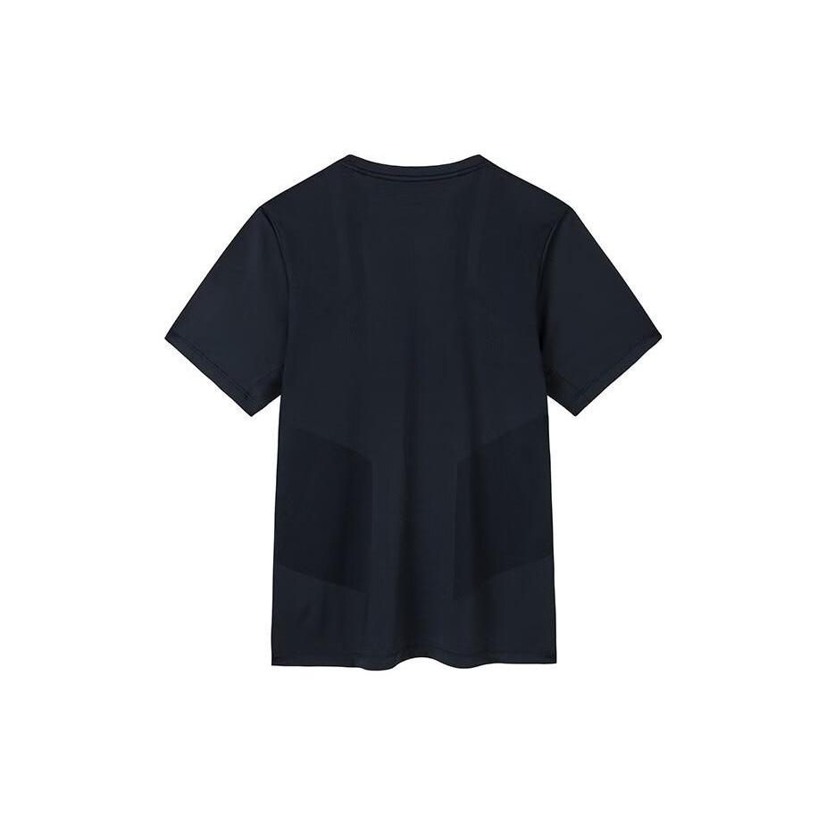 Anta Variety Training Collection T Shirts Men's Black Crew Neck Moderate Straight Fit 152337146-2