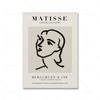 Póster e Impresión Mujer Hermosa Naturaleza Con Líneas Arte de Pared Imágenes Matisse Abstracto Pintura en Lienzo Decoración Nórdica para el Hogar