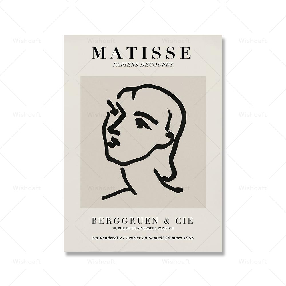 

Красивая женщина плакат и принт природа с линиями настенные художественные картины Матисс абстрактная картина на холсте скандинавский домашний декор для гостиной 21x30cm No Framed