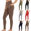Women's Fashion Tight High Waist Hip Pocket Quick-drying Fitness Running Leggings Yoga Trousers