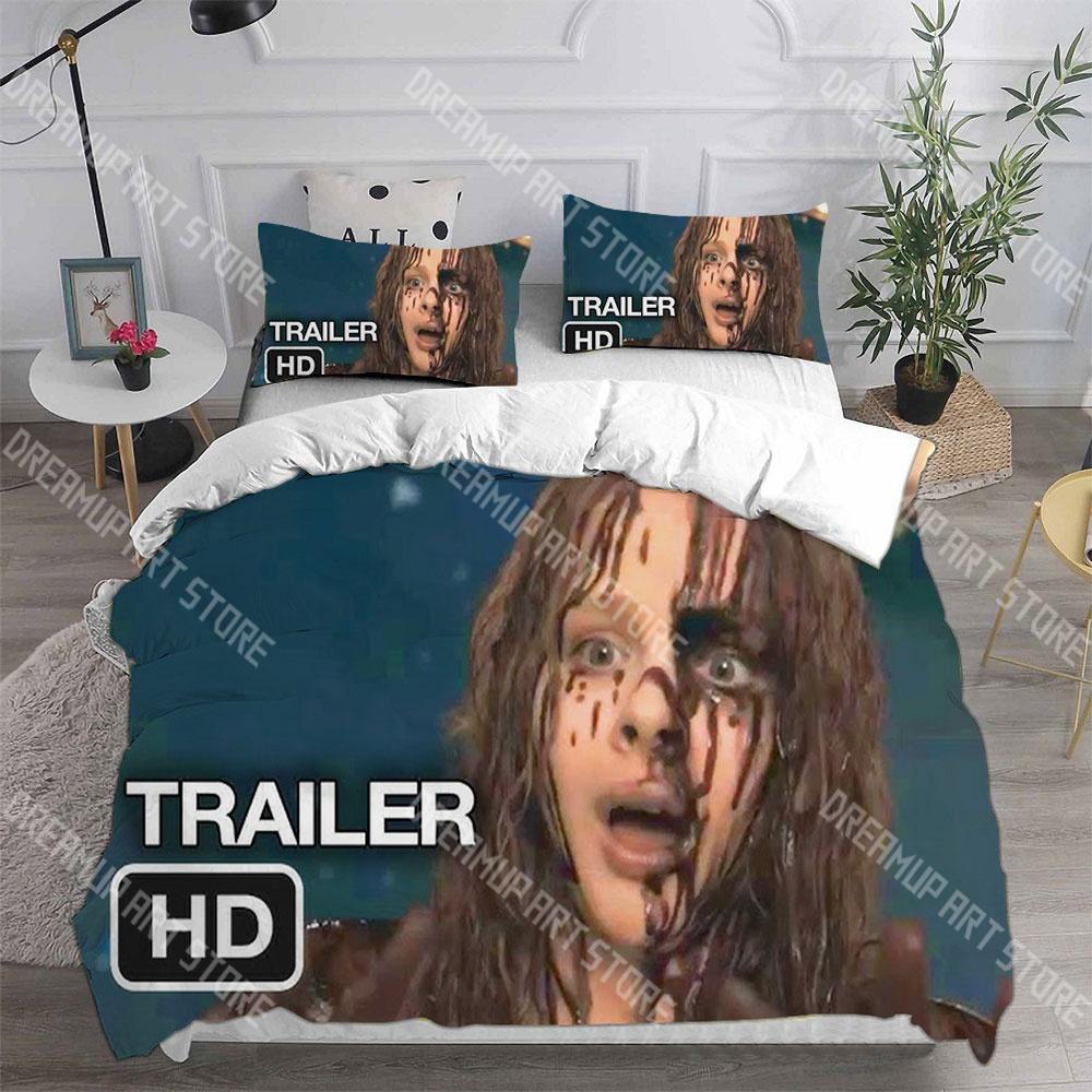 Fashion Carrie (1976) Bedding Set Single Twin Full Queen King Size Bed Set Kids Bedroom Duvetcover Sets Bed Sheet Set