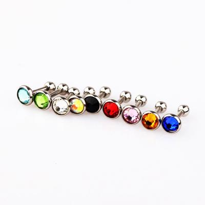 Ear Bone Jewelry Piercing Flat Head Eyebrow Ring Earrings