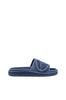 Sandals D OVAL Y03356P4155 42 Indigo Blue H1940 Men's SA-SLIDE