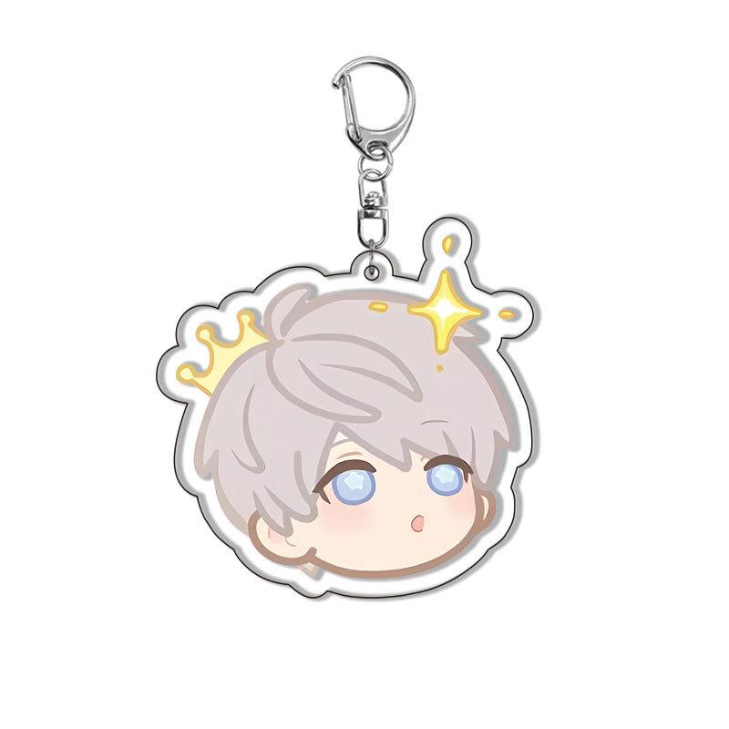 New Acrylic Keychain Love and Deep Space Role-playing Game Peripherals Xavier Zayne Rafayel Sylus Anime Enthusiasts Gifts 2025
