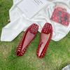 Queen Fan Korean Version Retro Flat-bottomed Bag Head Sandals Women's 2025 New Summer Wear Soft-soled Crystal Jelly Shoes