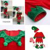 Premium Boys Girls Xmas Elf Costume Toddler Cosplay Outfit