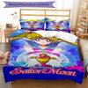 Sailor Moon Magic Print Flannel Blanket, Soft Warm Lightweight Throw Blanket for living Room,Sofa Bed Camping office