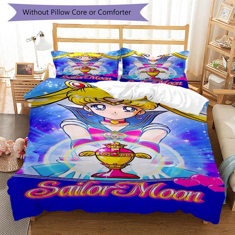 Sailor Moon Magic Print Flannel Blanket, Soft Warm Lightweight Throw Blanket for living Room,Sofa Bed Camping office