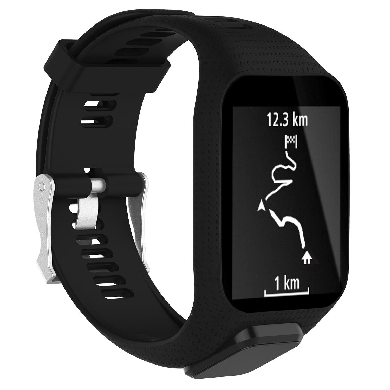 

Soft Silicone Watch Band Replacement for TomTom Sport Runner 2/3 Grey