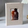 Photo Album 4x6 with 100 Pocket Fabric Linen Cover Photo Book Slip-in Picture Albums for Baby Wedding Family Mother Day
