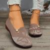 2024 New Fashion Color Matching Shallow Mouth Slip-on Comfortable Flat Bottom Round Toe Spring and Autumn Women's Shoes
