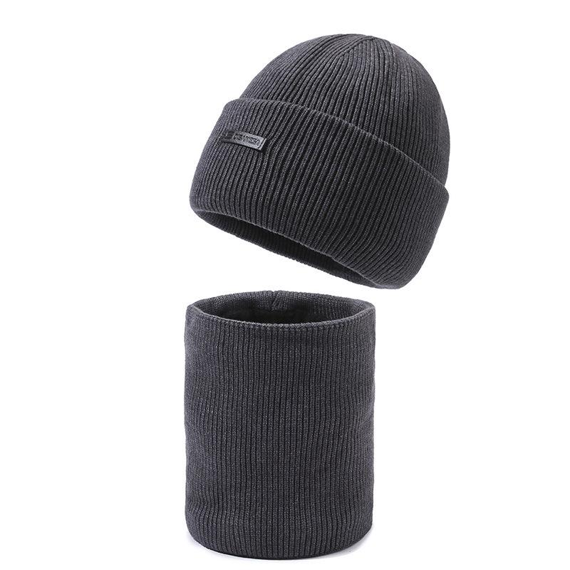Men's & Women's Warm Knitted Wool Hat: Autumn/Winter Outdoor Cold-Proof Velvet-Lined Cycling Beanie