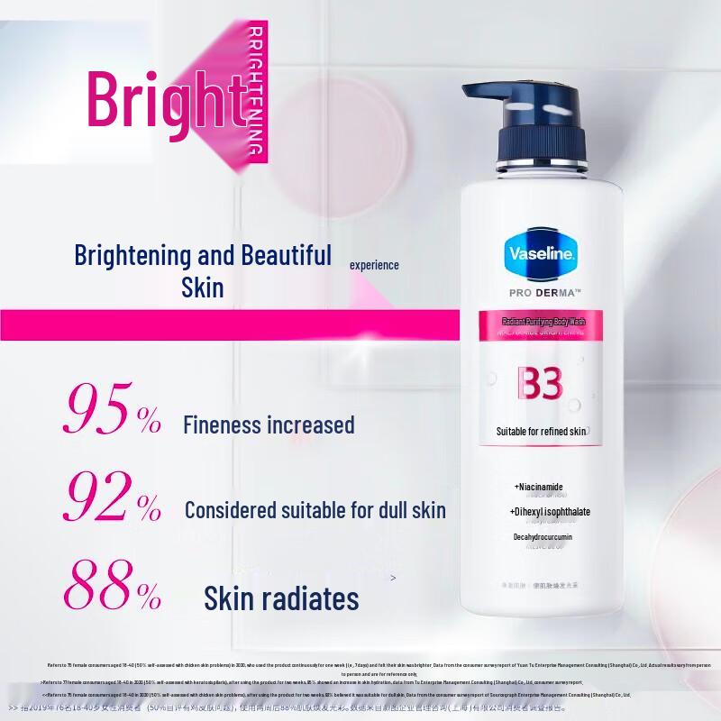 

Vaseline Niacinamide Brightening & Moisturizing Shower Gel