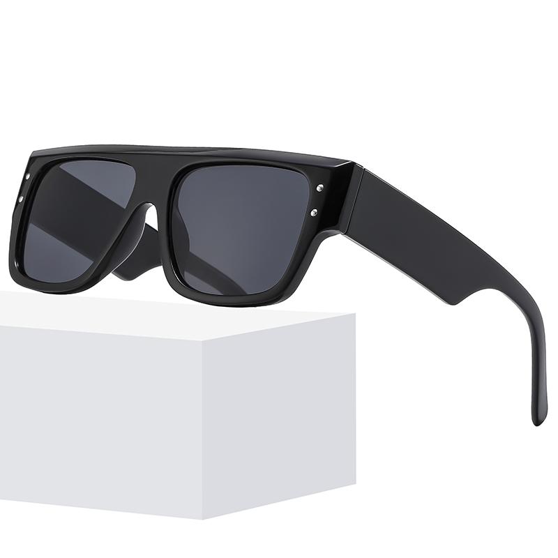 1/3pcs Classic Square Frame Sun Glasses Wide Leg Design Fashion Eyeglasses Women Rice Nail Sunglasses New Sunglasses Female