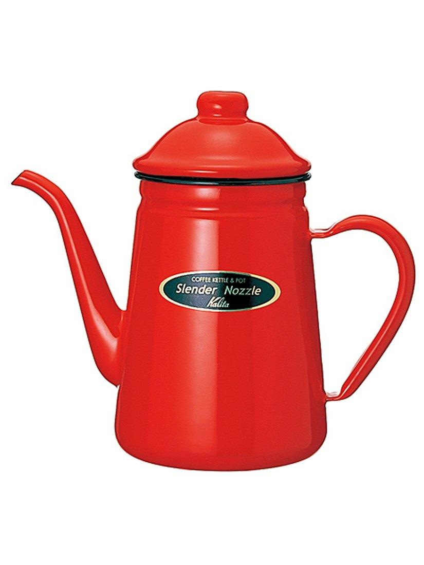 

Kalita Coffee Pot Enamel Narrow Mouth 1L Red #52111 червоний