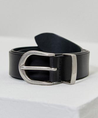 DOFFJASON Minimal Hard Leather Belt