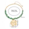 Boho Irregular Natural Stone Necklace For Women Exquisite Metal Flower Clavicle Chain Beach Party Jewelry Accessories Gift