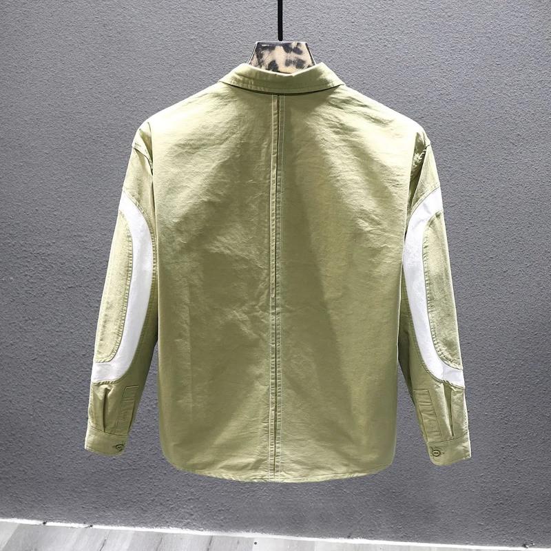Japanese Retro Long-sleeved Shirt Men's Trendy Brand Spring Autumn New Loose Casual Shirt Jacket
