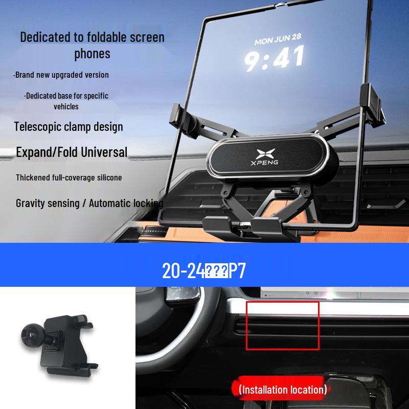 Foldable Air Vent Phone Holder for XPeng G3/P7/P5/G6 Navigation