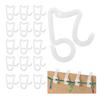 Decoration Hooks For Indoor Outdoor Use Plastic S Hooks Easy To Installation For Holiday Party Wedding Decoration