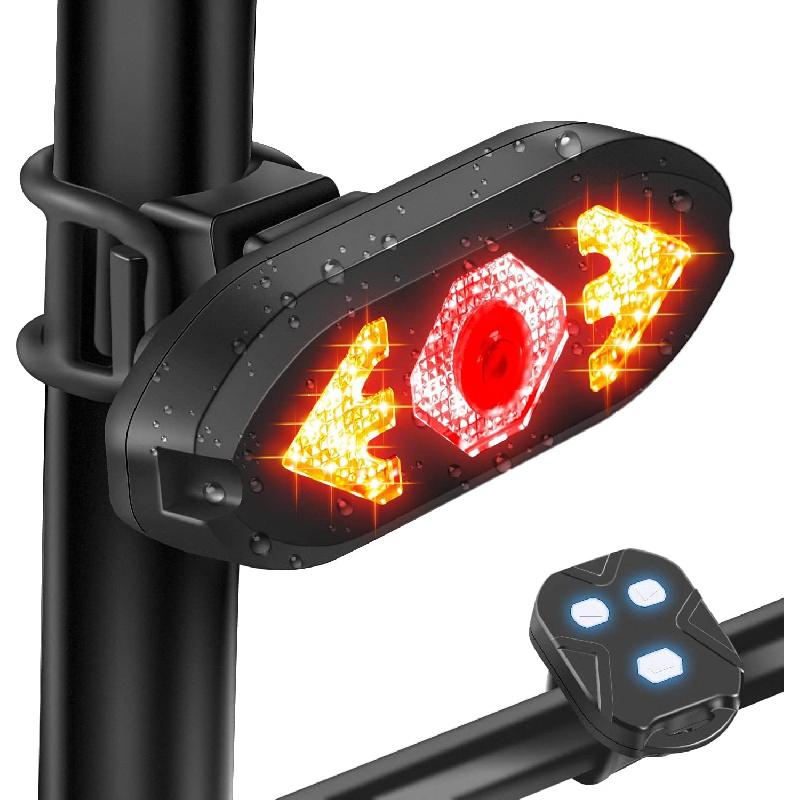Bike Tail Light USB Rechargeable Bicycle Bike Rear Light Waterproof Safety Warning Back Lights for Night Riding Mountain Bike Accessories
