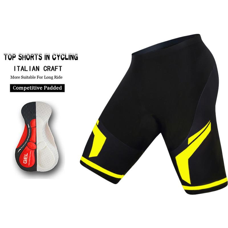 Cross-border Summer New Cycling Pants Cycling Clothes Shorts Men's and Women's Road Cycling Clothes High Elastic Silicone Seat Cushion