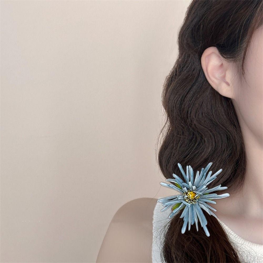 

Заколка для волос в виде цветов хризантемы Аксессуары для волос Головной убор Ханьфу Цветочная шпилька для волос Свадебная