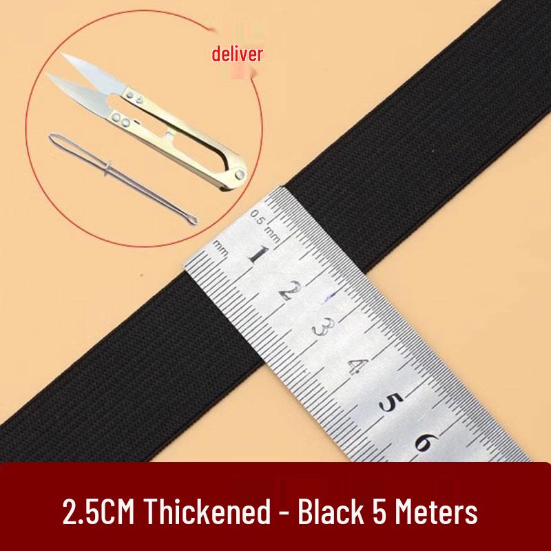 Hohelastisches, strapazierfähiges, breites Gummiband für Taille, Bündchen und Säume