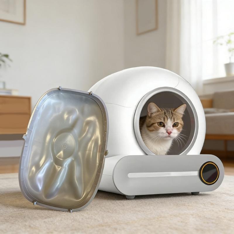 Wymienny wkład do kuwety automatycznej dla kota, Wodoodporna, szczelna mata zastępcza, Odporna na zarysowania