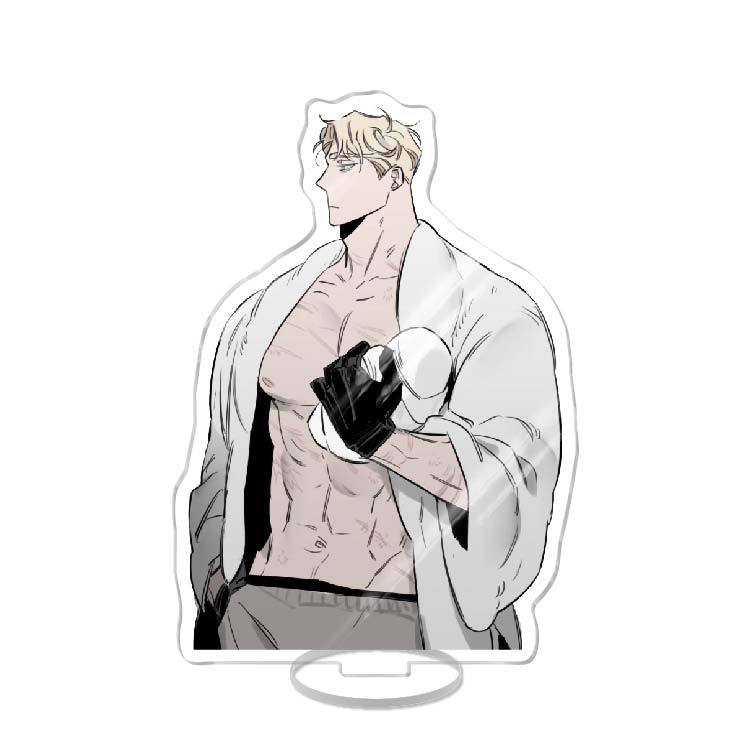 Roses And Champagne Korean Anime Peripherals Zheng Yiyuan Acrylic Stands Collectible Desk Ornaments Creative Birthday Gifts Toy