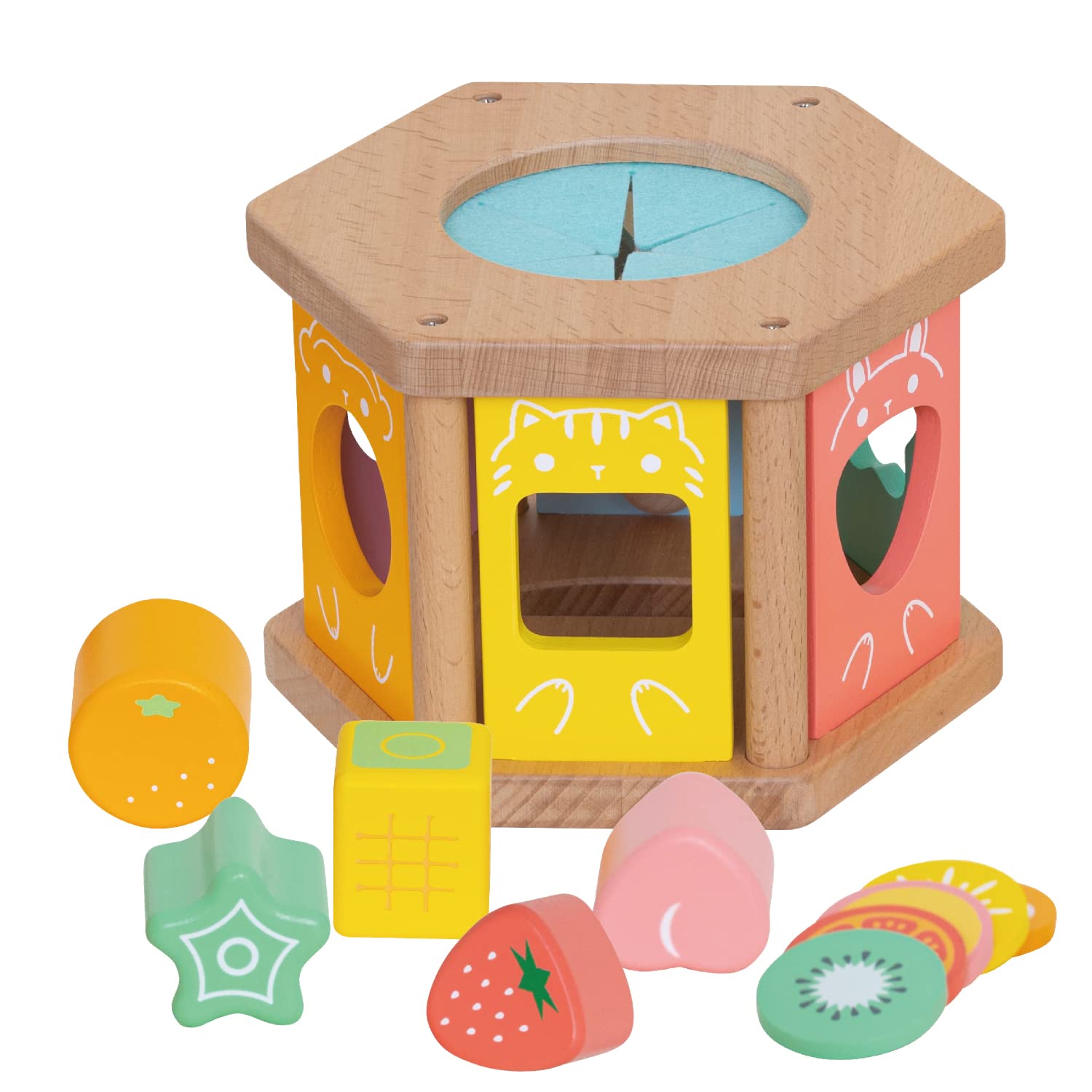 

First Tsumiki Mogu Mogu Box Building Blocks Educational Toys Katahamed Woody Puddy 10 Months 0 Years Old