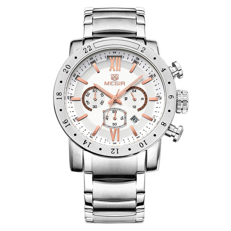 Men S Multifunctional Watch Fashion Waterproof Luminous Quartz Men S Watch 3008