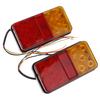 1pcs 12V 8/10 LED Truck Car Trailer Rear Taillight Stop Durable Indicator Lamp 150*80*28mm Dongfeng JETTING ABS