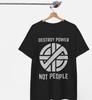 Vernietig Macht, Niet Mensen (Gedragen door Joe Strummer, The Clash) Unisex-T-shirt