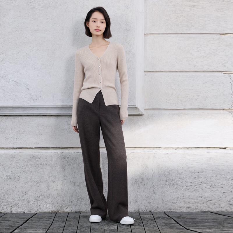 ELLASSAY Women's Comfortable Straight Drape Trousers
