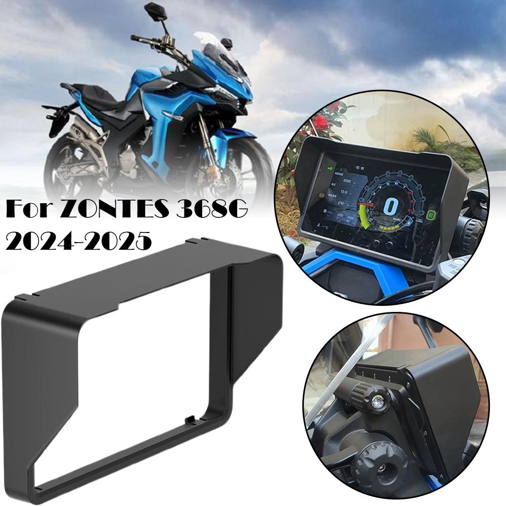 Black Motorcycle Sun Visor Cover Instrument Screen Sunshade Guard for ZONTES 368G 2025-2025 Sun Hood L0L6