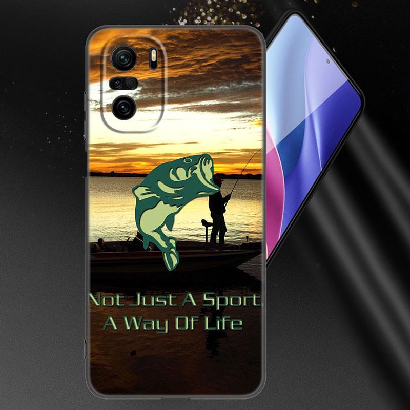 Hunter Man Fishing Dog Phone Case For Xiaomi Mi POCO X3 NFC GT M4 M3 12 11T 10T Pro A3 11 Lite NE 5G 12X 11i F3 Soft Black Cover
