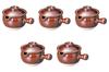 Set aus 5 Yukihira 6 x x Keramik Reis Direkt Setomonohonpo Nr. [14.5 14.5 13cm, 1000cc] Kocher, Feuer,