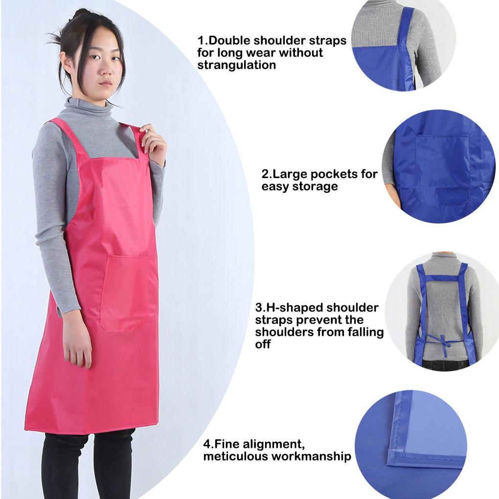 Zástěra Plná Nová Kuchyň Kuchař Bez rukávů Nastavitelná Zástěry Čištění Čisticí Pomocník Muži Vaření Univerzální Tesařství