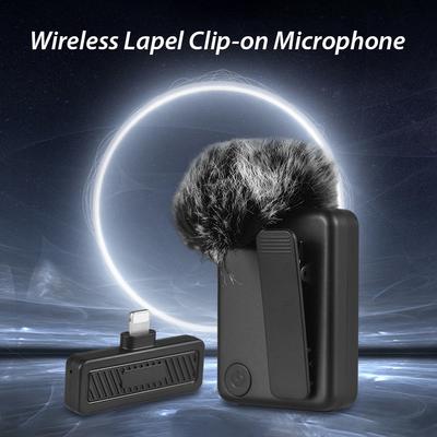 Microphone sans fil Microphone à pince professionnel Réduction du bruit Pas de retard Plug and Play