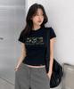 Peideu Pd 533 Slim Fit Short Sleeve T-Shirt Black