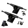 2 Pezzi 5 pollici Alluminio Longboard Skateboard Truck Sostituzione Staffa Ruota Skateboard per Skateboard Longboard