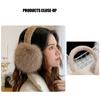 Portable Folding Winter Warm Earmuffs Woman Unisex Imitation Fox Fluffy Ear Covers Outdoor Cold Protection Soft Plush Headphones