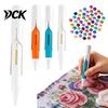 Craft Accessory Automatic Bead Dispenser, Wax-Free Faux Diamond Art Pen, Ergonomic Precision Pen Applicator Tool for Round Diamonds, DIY Crafts