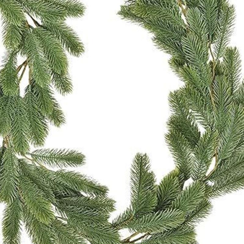 Artificial Vine Greenery Christmas Cedar Vine 6feet Long Hanging Plant for Mantel Indoor and Outdoor Decorations