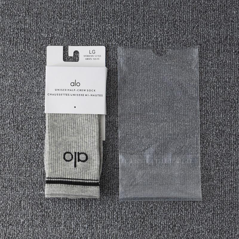 New High-Top AIO Yoga Sports Socks - Unisex Cotton In Black, White, Gray - Individually Packaged, Perfect for Couples